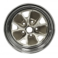 1965 14" x 5" Charcoal Rally Wheels Reproduction
